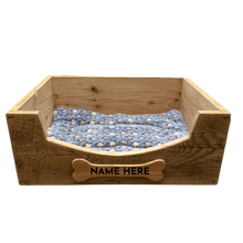 Load image into Gallery viewer, Wooden Hand Made Pet bed