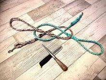 Load image into Gallery viewer, Castaway Ropeworks - recycled rope dog lead - blue