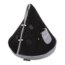 Load image into Gallery viewer, TeePee Cat Bed - Black &amp; Grey
